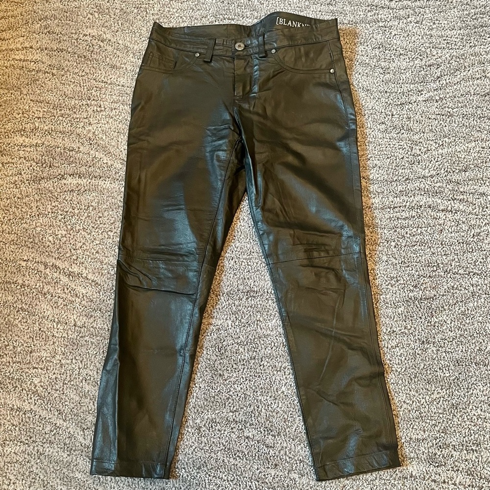 Blank NYC Leather Pants